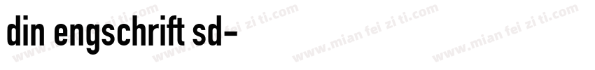 din engschrift sd字体转换